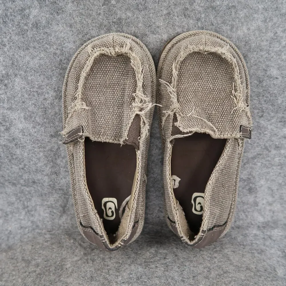The Childrens Place Shoes Kids 1 Casual Slip On Moc Loafer Flat Raw Edge Surf